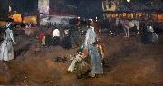 George Hendrik Breitner An Evening on the Dam in Amsterdam oil painting